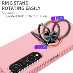 Case for Samsung Galaxy Z Fold 3 4 5 with Magnetic Ring Kickstand Bracket Armor Phone Cover for Galaxy Fold 1 2 5G