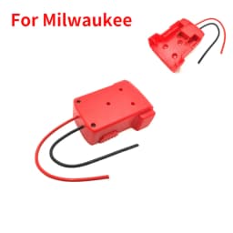 Battery Adapters For Makita/Bosch/Milwaukee/Dewlt/Black&Decker 18V Power Connector Adapter Dock Holder 14 Awg Wires