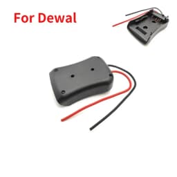 Battery Adapters For Makita/Bosch/Milwaukee/Dewlt/Black&Decker 18V Power Connector Adapter Dock Holder 14 Awg Wires