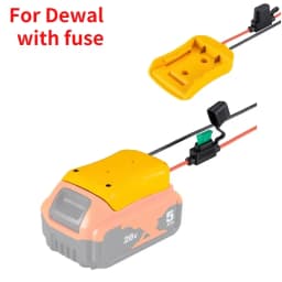 Battery Adapters For Makita/Bosch/Milwaukee/Dewlt/Black&Decker 18V Power Connector Adapter Dock Holder 14 Awg Wires