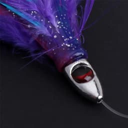 Tied up Saltwater Octopus Bait With Feather Hook/Lead Head Hook Long Tail String Hook Trolling Skirt Lure Accessories Tackle