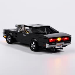 LED Kit For 76912 Fast & Furious 1970 Dodge Charger R/T Building Blocks Bricks Toys Lamp Set Only Lighting No Model