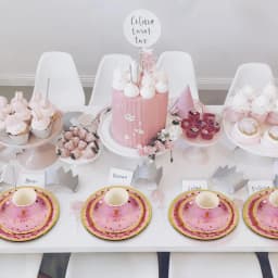 Pink One Birthday Crown Baby One Year Old Birthday Cheer First Birthday Rose Baby 1st Happy Birthday Party Decor Kids Girl Balon