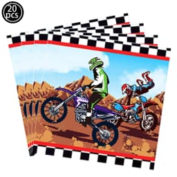 Motorcycle Model Cake Topper Motorbike Theme Kids Party Decor Picks Happy Birthday Cake Topper for Boy Man’s Birthday Decoration