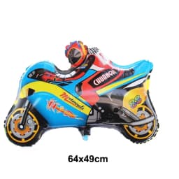 Motorcycle Model Cake Topper Motorbike Theme Kids Party Decor Picks Happy Birthday Cake Topper for Boy Man’s Birthday Decoration