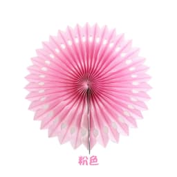 5pcs Color Tissue Paper Cut-Out Paper Fans Pinwheels Hanging Flower Paper Crafts for Wedding Party Birthday Decor Supplies