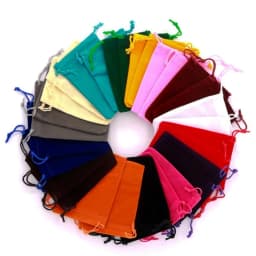 50Pc/lot 5x7/7x9/8x10/9x12cm Velvet Pouches Lint Bag Flannelette Jewlery Sachet Charpie Motarium Cotton Flannel Packing Gift Bag