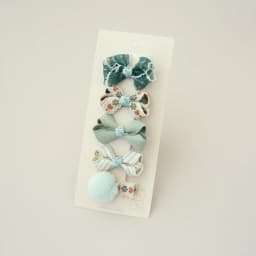 5Pcs/Lot Children's Headwear Baby Hair Accessories Clip Bows For Girls All Cloth Hairpin