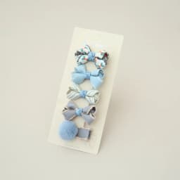 5Pcs/Lot Children's Headwear Baby Hair Accessories Clip Bows For Girls All Cloth Hairpin
