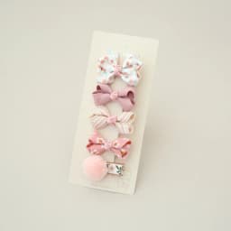 5Pcs/Lot Children's Headwear Baby Hair Accessories Clip Bows For Girls All Cloth Hairpin