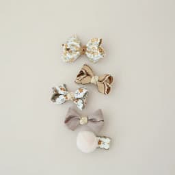 5Pcs/Lot Children's Headwear Baby Hair Accessories Clip Bows For Girls All Cloth Hairpin