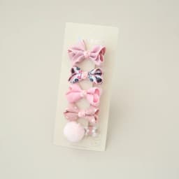 5Pcs/Lot Children's Headwear Baby Hair Accessories Clip Bows For Girls All Cloth Hairpin