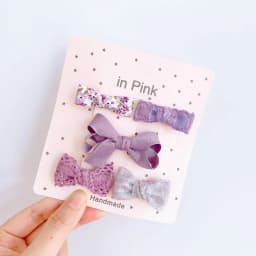 5Pcs/Lot Children's Headwear Baby Hair Accessories Clip Bows For Girls All Cloth Hairpin