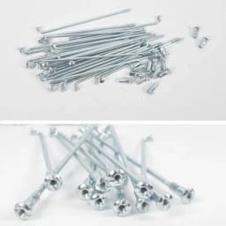 40PCS Electric Bicycle Spokes 12G Diameter 2.5mm Length 50-165mm Steel with Nipples