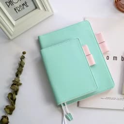 Japanese and Korean Stationery A5 A6 Planner Book Hobo Cover PU Leather Notebook Cover Shell Student Diary School Stationery