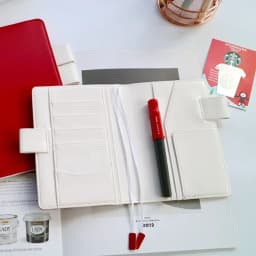 Japanese and Korean Stationery A5 A6 Planner Book Hobo Cover PU Leather Notebook Cover Shell Student Diary School Stationery