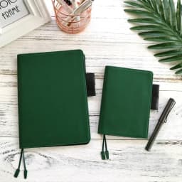 Japanese and Korean Stationery A5 A6 Planner Book Hobo Cover PU Leather Notebook Cover Shell Student Diary School Stationery