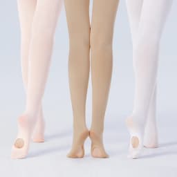 Girls Women Convertible Ballet Tights Microfiber Dance Stockings Seamless Adult Ballet Pantyhose 60D Dance Tights with Holes