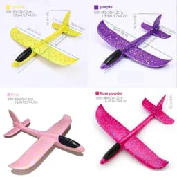 50CM Big Foam Plane Glider Hand Throw Airplane Light Inertial EPP Bubble Planes Outdoor Launch Toys for Children Boys Gift