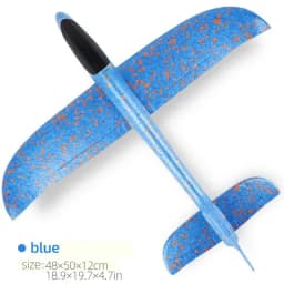50CM Big Foam Plane Glider Hand Throw Airplane Light Inertial EPP Bubble Planes Outdoor Launch Toys for Children Boys Gift