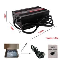 24V 10A Charger Smart Aluminum Case Is Suitable For 2S 24V LCD Dispay Lead Acid Battery OLED Display Fast Charger OHRIJA
