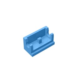 MOC PARTS GDS-829 Hinge Brick 1 x 2 Base compatible with lego 3937 pieces of children's toy Assembles Building Blocks Technical