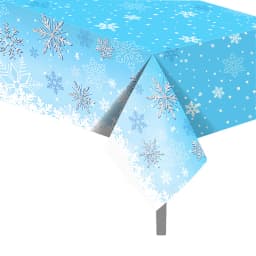 Snowflake Theme Birthday Party Paper Plates Cups Banner Frozen Snow Queen Cartoon Wedding Shower Decorations Supplies