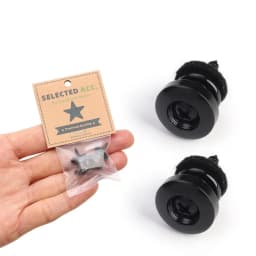 2Pcs Guitar Strap Locks End Pins Tail Nail Lock Button Pegs Screw Non-slip Button Nail for Acoustic Electric Guitar Ukulele Bass