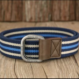 Tactical Double Ring Buckle Canvas Belt for Men Fashion Casual Simple All-match Jeans Accessories Outdoor Sports Youth Waistband