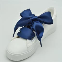 1 Pair 4cm Width Satin Silk Ribbon Shoelaces 100/120/140/160cm Women White Red High-top Canvas Sneakers Shoe Laces Strings