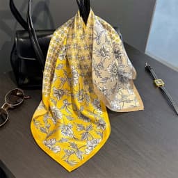 2025 Fashion 100% Real Silk Scarf 53cm Square Bandelet Women's Silk Temperament Small Scarf Neck Decorative Wrap Printed Scarves