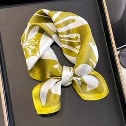 2025 Fashion 100% Real Silk Scarf 53cm Square Bandelet Women's Silk Temperament Small Scarf Neck Decorative Wrap Printed Scarves