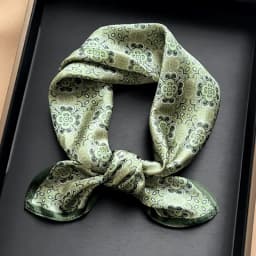 2025 Fashion 100% Real Silk Scarf 53cm Square Bandelet Women's Silk Temperament Small Scarf Neck Decorative Wrap Printed Scarves