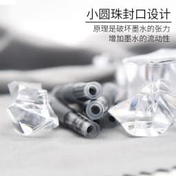 Gaoshi CROSS disposable ink bag replaceable pen ink dye without blocking pen tip 6 refills