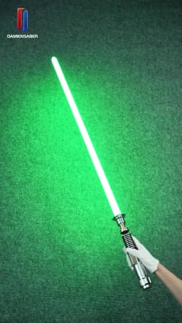 DamienSaber Luke Skywalker EP8 Lightsaber Heavy Dueling Xeno Pixel Saber Metal Hilt with 34 Sound Fonts Sensitive Smooth Swing