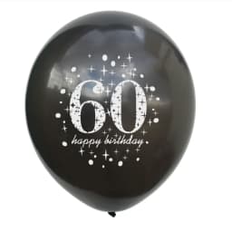 5Pc Happy Birthday Decoration Gold Rose Black 16 18 30 50 60 70 80 90 Years Birthday Party Digital Ballon Latex Party Supplies
