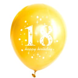 5Pc Happy Birthday Decoration Gold Rose Black 16 18 30 50 60 70 80 90 Years Birthday Party Digital Ballon Latex Party Supplies