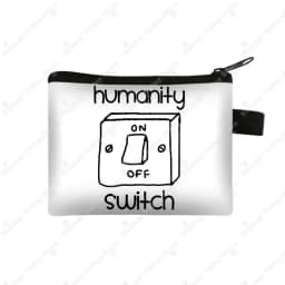 The Vampire Diaries Print Coin Purse TVD Women Wallets Team DAMON Money Coin Bags ID Credit Card Key Earphones Holder Gift