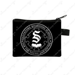 The Vampire Diaries Print Coin Purse TVD Women Wallets Team DAMON Money Coin Bags ID Credit Card Key Earphones Holder Gift
