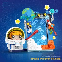 Creative Photo Frame MOC Building Blocks Ocean Assembled Model Bricks Toys Desk Decor For Kids Christmas Gift