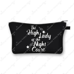 Acotar Velaris Cosmetic Case Night Court Makeup Bags SJM City of Starlight Toiletry Bag Cosmetic Organizer Lipstick Napkin Bag
