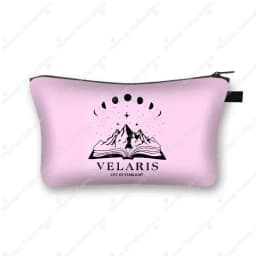 Acotar Velaris Cosmetic Case Night Court Makeup Bags SJM City of Starlight Toiletry Bag Cosmetic Organizer Lipstick Napkin Bag