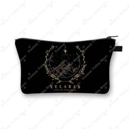 Acotar Velaris Cosmetic Case Night Court Makeup Bags SJM City of Starlight Toiletry Bag Cosmetic Organizer Lipstick Napkin Bag