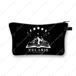 Acotar Velaris Cosmetic Case Night Court Makeup Bags SJM City of Starlight Toiletry Bag Cosmetic Organizer Lipstick Napkin Bag