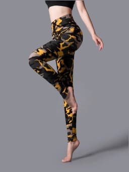 CUHAKCI High Waist Leggings Sportwear Workout Women Jeggings Elastic Pants Leopard Summer Printed Stripe Sexy Fitness Leggins