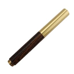 Luxury Quality Portable Pocket Exquisitely Designed Vintage Mini Brass Solid Wood Pen Office School Supplies Stationery Gifts