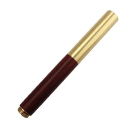 Luxury Quality Portable Pocket Exquisitely Designed Vintage Mini Brass Solid Wood Pen Office School Supplies Stationery Gifts