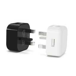 USB Charger Plug 5V2A, Universal 3 Pin UK Wall Charger Head AC Power Adaptor Plug for Tablets Ipad 1 2 3 Iphone 13 12 11 XS Max