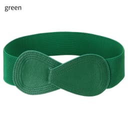 Fashion Women Stretch Waistband Bow Waistband Elastic Wide Hook Belt Dress Coat Clothing Decoration Belt
