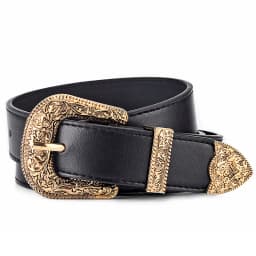 Women'S Belt Vintage Carved Needle Buckle Men'S Belt Punk Hip Hop Rock Style Jeans Pu Leather Belt Cheap Belt
